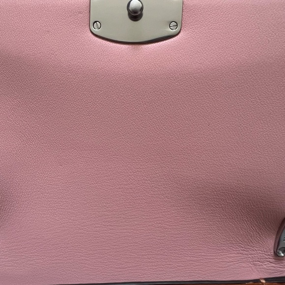 COACH Lunar New Year Bandit Bag in Colorblock Signature Canvas w/ Rabbit Charm - Picture 10 of 12